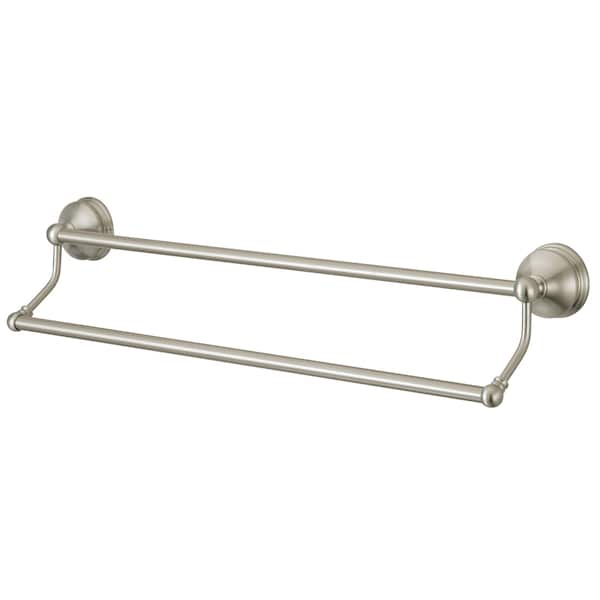 Vintage 24" Dual Towel Bar, Brushed Nickel